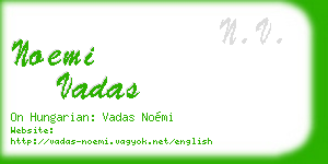 noemi vadas business card